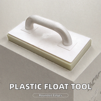 Offre Spéciale : Truelle de finition industrielle en plastique à bords arrondis 280*140/250*130mm avec manche en plastique