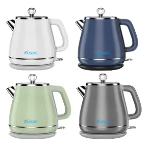 In Stock Popular Retro Style Double Wall 1.8 Liter Electric Water Jug Kettle Home Appliance Water Boiler Kettle