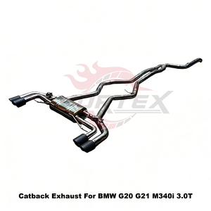 Tuberías de Acero Inoxidable Seleccionadas por Vortex Global-Factory para BMW G20 G21 M340i 3.0T 2020-2025 - Product Image 2