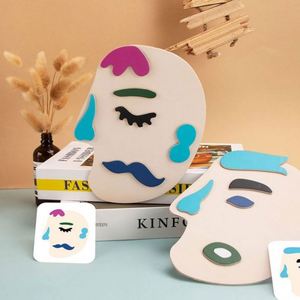 Children Creativity Fine Motor Skills Board Artistic Face Change Magnetic <b>Puzzles</b> for Kids - Product Image 3