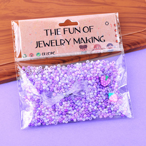 Kit de Fabricación de Joyas con Cuentas de Vidrio, Cuerda Elástica, Dijes de Arcilla Polimérica, Cuentas Sueltas de Colores Variados para Pulseras y Manualidades - Product Image 6