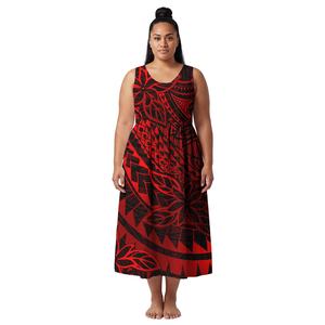Vestidos Aloha con Diseño Sencillo y Casual para <span class=keywords><strong>Mujer</strong></span>, Logotipo Personalizado, <span class=keywords><strong>Ropa</strong></span> Polinesia Excelente, Vestido Samoano Elegante para <span class=keywords><strong>Mujer</strong></span> - Product Image 1