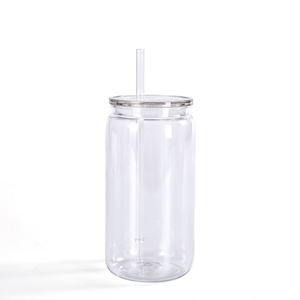 Unbreakable Leakproof Transparent Pc Material Single Layer Multi Purpose <b>Drink</b> Cup With <b>Straw</b> and Lid - Product Image 4