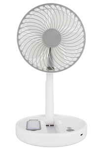 Xách tay có thể sạc lại máy tính để bàn fan với điện trang trí chức năng và đèn bàn cho mùa hè nóng năng lượng mặt trời sạc - Product Image 2