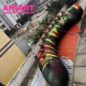 <span class=keywords><strong>Gusano</strong></span> <span class=keywords><strong>de</strong></span> Arena Inflable Gigante para Exteriores, Gran Insecto Monstruoso Simulado, Decoración Inflable para Jardín <span class=keywords><strong>de</strong></span> Halloween - Product Image 4