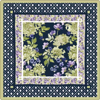 Tapis de Mahjong américain à motif floral de pivoine aquarelle, tapis de Mahjong carré imprimé artistiquement