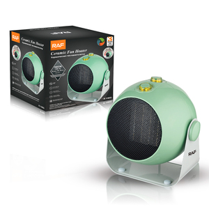 Raf 1800W ใหม่พัดลมไฟฟ้าพร้อมฮีตเตอร์, พัดลมเซรามิกหมุนมุมกว้างขนาดเล็ก - Product Image 2