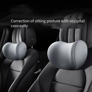 หมอนรองคอเมมโมรี่โฟม รองรับเอว เบาะรองศีรษะในรถยนต์ สีทึบ ความแน่นปานกลาง ใช้ได้ทุกฤดูกาล - Product Image 2