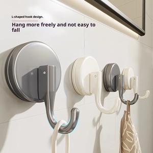 Gancio a <span class=keywords><strong>ventosa</strong></span> in plastica D5062, senza tracce, adesivo forte, portatile, multifunzione, per cucina e bagno. - Product Image 4