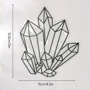 Rainbow Window Film 3D Sun Catchers adesivi <span class=keywords><strong>murali</strong></span> per la decorazione della camera da letto di casa bambini bambini moto Sticker - Product Image 6