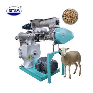 CE mesin pembuat pakan Ruminant Feed yang dapat disesuaikan untuk ternak dan domba mesin pelet pakan 55KW