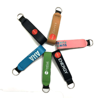 Individuelles Logo Neopren Sublimations-Schlüsselanhänger Schlüsselring-Halter für Werbegeschenke