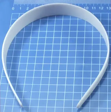 Wholesale Wide Plastic Head Hoop With Bead Pressure Toothless Blanks Black Headband For DIY Design