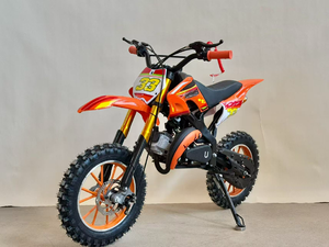 DB01 Moto tout-terrain miniature à 2 temps, refroidie par air, monocylindre, design compact pour les jeunes pilotes avec une maniabilité agile. Powerfu - Product Image 2
