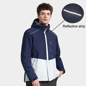 Veste imperméable 3-en-1 pour hommes et femmes pour l'hiver Camping <span class=keywords><strong>Ski</strong></span> Snowboard Coupe-vent pour l'extérieur Vêtements de neige Fermeture à glissière Salopette - Product Image 6