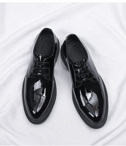 Zapatos de charol de caña baja para hombre, novedad 2026, cómodos, con alzas de 6 cm, calzado formal de negocios y casual - Product Image 3