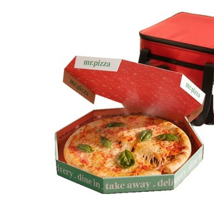 <span class=keywords><strong>Caja</strong></span> de Pizza Octogonal Corrugada, Empaque de Pizza Redondo de Cartón Personalizado, <span class=keywords><strong>Caja</strong></span> de Entrega de Pizza Desechable para Llevar - Product Image 1