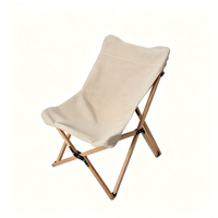 Chaise pliante d'extérieur en bois de hêtre, chaise papillon, chaise pliante pour camping, pique-nique, plage, pour ensemble table et chaises d'extérieur