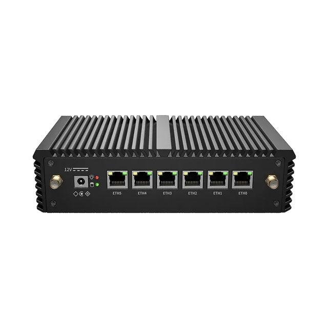BKHD Fanless G47W 6 LAN I211 Mini PC Intel 4405U 4415U I3-7100U I5-7200U I7-7500U MINI Computer Soft Router Firewall Pfsense X86