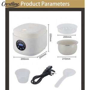 Olla <span class=keywords><strong>Arrocera</strong></span> Digital de Nuevo Estilo <span class=keywords><strong>Cuckoo</strong></span>, Olla Eléctrica Multifuncional de Cocina con Olla Doble, Microondas y Cocción al Vapor, Fabricada en Plástico - Product Image 6