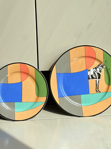 Nouvelle Décoration Nordique pour la Maison : Assiettes et Plats de Présentation en Porcelaine Écologique pour Votre Table à Manger - Product Image 5