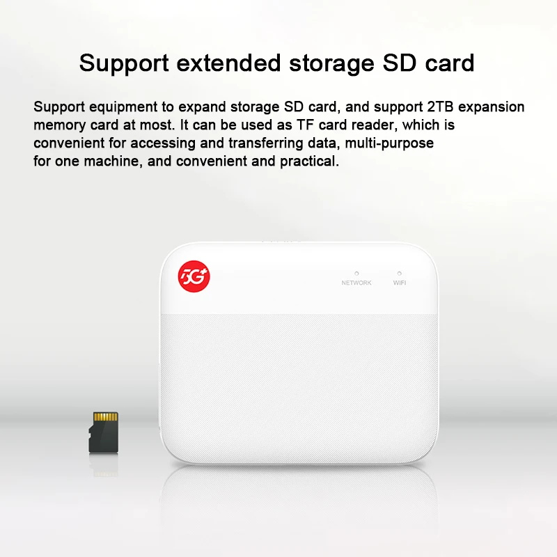 ZTE F50 5G Pocket WiFi Router - 1.6Gbps Portable 5G Mobile Hotspot
