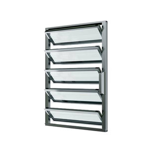 Feritoie in vetro con telaio fisso in alluminio piccolo bagno di ventilazione esterno alluminio 1200x600 feritoia per vetri - Product Image 5