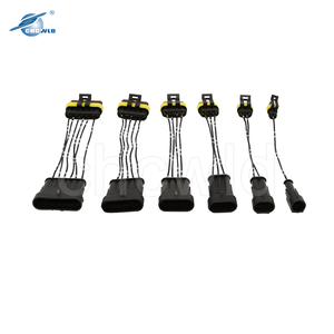 <span class=keywords><strong>2</strong></span> conectores elétricos impermeáveis do ampère do Pin os auto obstrui o conjunto 282104-1 do chicote de fios 282080-1 - Product Image 5