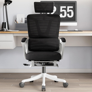 <span class=keywords><strong>Silla</strong></span> de Oficina Ergonómica Giratoria de Plástico con Malla, Diseño Ejecutivo, con Reposacabezas Ajustable, Venta al Por Mayor - Product Image 5