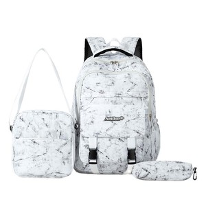 Three-Piece Set Large-Capacity <b>Waterproof</b> <b>Backpack</b> for High <b>School</b> and College Crossbody Bag <b>Backpack</b> - Product Image 3