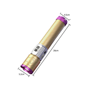 Lampe torche LED tactique en aluminium haute luminosité, étanche, avec batterie rechargeable, charge USB, allumeur, pour le camping