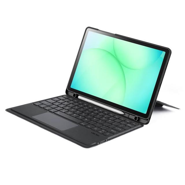 For Samsung Galaxy Tab A11+ / A9+ DUX DUCIS DK Series Backlight Magnetic Wireless Keyboard Vegan Leather Tablet Case