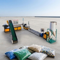 Machine automatique de haute qualité à vis simple pour la fabrication de granulés à partir de plastique recyclé, machine de recyclage du plastique en granulés