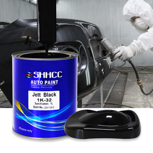 SHHCC Vernice Acrilica Nera Intensa 1K32 a Basso Prezzo per Rifinitura Barche e Auto, Bassa Nodrezza per Fornitori e Grossisti di Vernici Argento-Grigio - Product Image 1