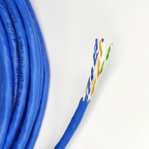 כבל רשת נחושת מלא Cat 6 OEM, Plenum CMP, 550MHz, 23awg, <span class=keywords><strong>UTP</strong></span>,  לשימוש חיצוני ופנימי, 1000 רגל - Product Image 3