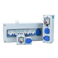 Boîtier de distribution industriel en plastique ABS, étanche IP67, 220V 16A, pour alimentation portable et interrupteur de maintenance, utilisation intérieure