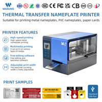 Impresora de Placas de Aluminio Masung ZK650 2026, Nueva Impresora para Tarjetas de Identificación, Placas de Identificación y Tarjetas de PVC, Precio de Fábrica, Alimentación Automática de Tarjetas