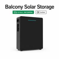 Système de stockage d'énergie domestique tout-en-un pour balcon 5 kW, 6000 cycles, sortie AC 2500 W, batterie solaire