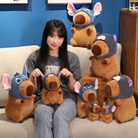 Peluche Capybara Géante Transfrontalière Tendance, Coussin en Peluche avec Rembourrage en Coton PP, 31cm-50cm