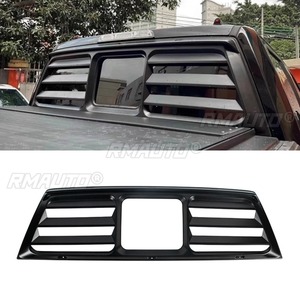 Car Rear <b>Window</b> Trim Modification Part For Ford F150 New Raptor 2021-2022 Rear <b>Vent</b> <b>Window</b> Trim Cover Car Accessories - Product Image 1