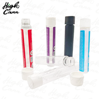 Tube en verre conique Highcann avec bouchon à vis sécurité enfant, emballage en vrac avec boîte de présentation