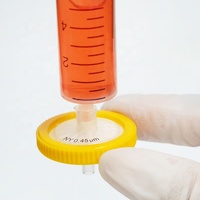 Filtre à seringue jetable en membrane de nylon biologique de laboratoire, 13 mm, 25 mm, 0,22 µm, 0,45 µm