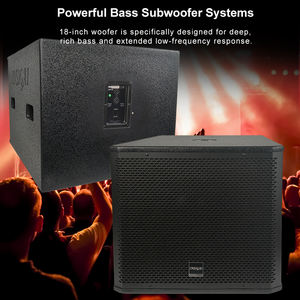 ลำโพงนีโอไดเมียม 2400 วัตต์ รุ่นใหม่ สำหรับงานแสดงบนเวทีในร่ม ระดับมืออาชีพ <span class=keywords><strong>ซับ</strong></span>วูฟเฟอร์แบบ Passive กำลังขับสูง ขนาด <span class=keywords><strong>18</strong></span> <span class=keywords><strong>นิ้ว</strong></span> - Product Image 2