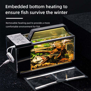 Kits de réservoir de poissons de démarrage autonettoyant bureau petit réservoir de poisson intelligent Betta avec filtre éclairage chauffage - Product Image 5