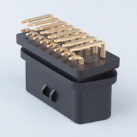 Adaptateur de connecteur de diagnostic OBD2 femelle 16 broches coudé à 90 degrés J1962F