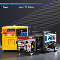 Générateur de Courant Professionnel 5kW 6.5kW 7500W 8000W 10000W / Moteur Essence Portatif 10kW pour la Maison