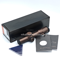 Lunette de visée tactique télescopique 1-10X28FFP IR LPVO, tube de 34 mm, précision optique, chasse, premier plan focal, éclairage rouge, CR2032