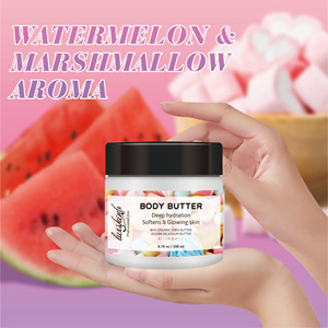 Vente en gros de soins corporels d'hydratation de longue durée au design unique et personnalisé, mélange de beurre corporel aux couleurs de fruits végétaliens non gras - Product Image 4