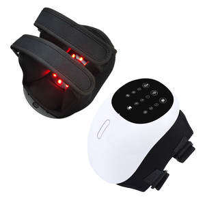 Masseur de genou sans fil avec chaleur et vibrations pour soulager la douleur, genouillère chauffante électrique avec écran tactile LED - Product Image 1