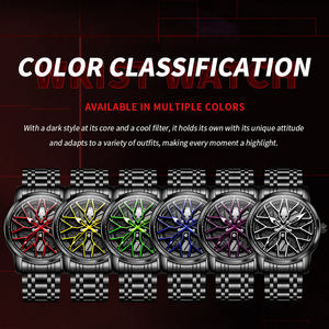   Reloj de Cuarzo de Acero Inoxidable 3701 de Lujo, con Logotipo Personalizado OEM, Diseño Hueco Giratorio, Deportivo, Luminoso e Impermeable - Product Image 5